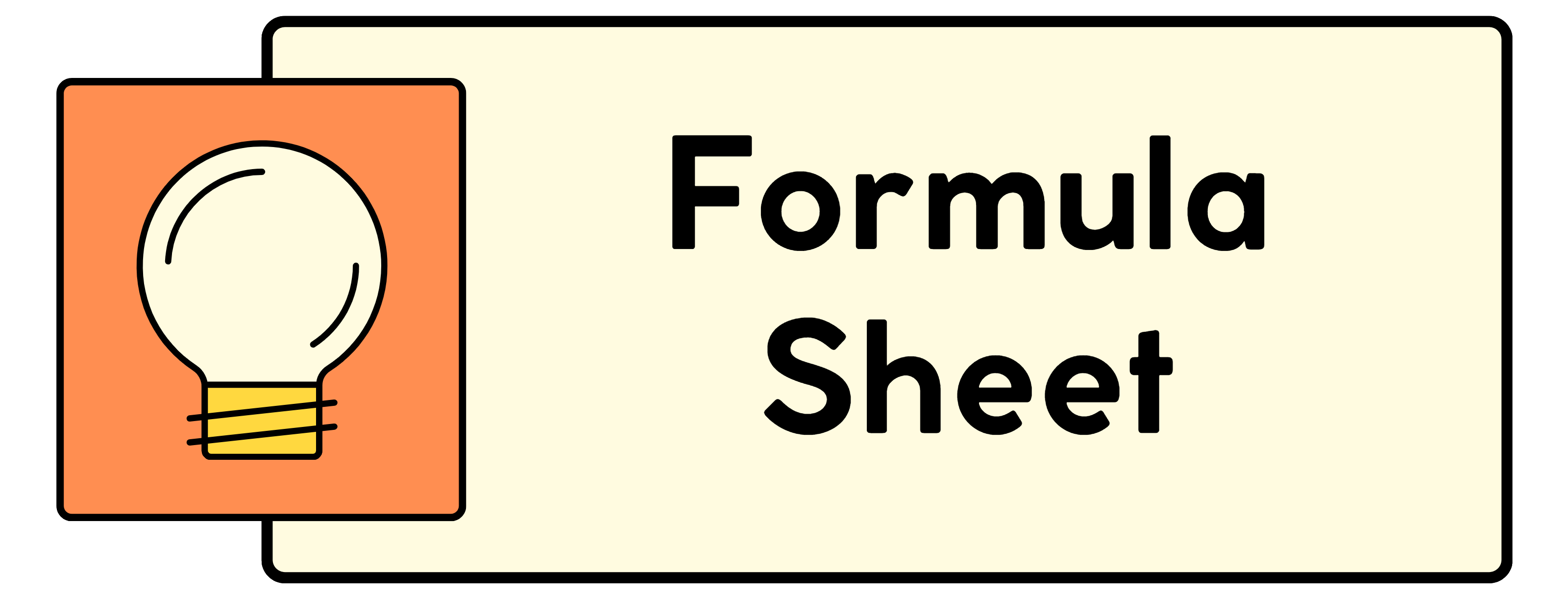 Link to formula sheet pdf