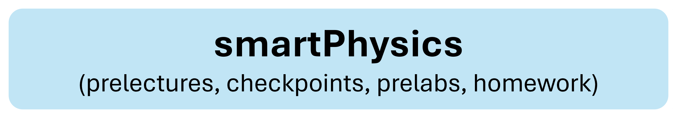 Link to smartphysics homework system